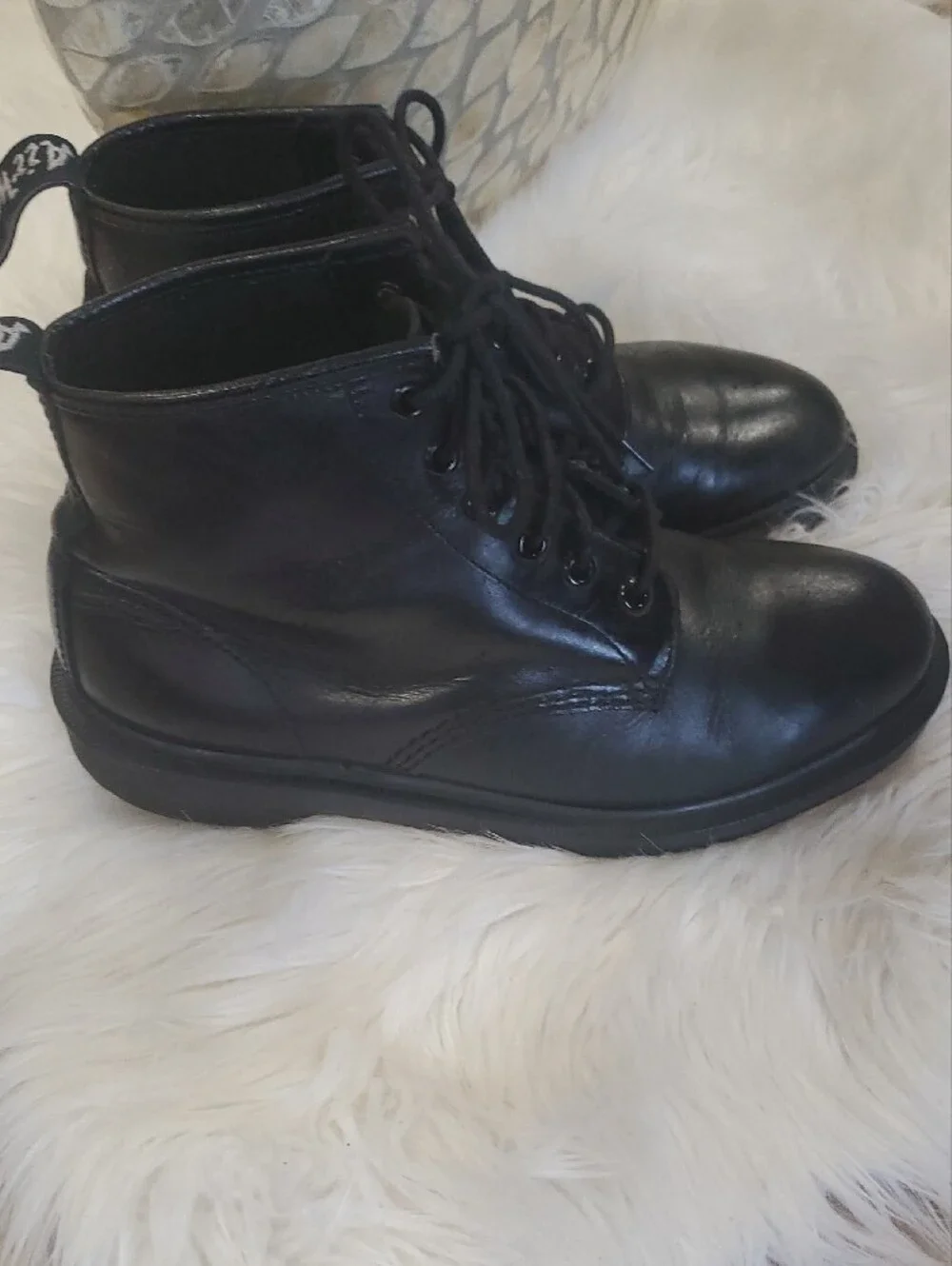 Dr. Martens Black Leather Chukka Boots - Lace-Up